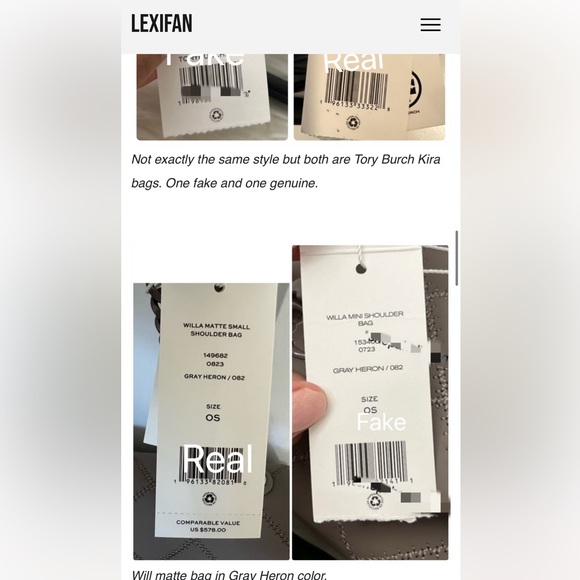 A few tips to authenticate Tory Burch handbags - Picture 15 of 16